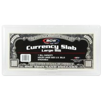 5X BCW Deluxe Currency Slab - Large Bill - £18.80 GBP