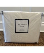 NEW Charter Club 4 Pc Solid Ivory Flannel KING Sheet Set Soft Cozy 100% ... - $98.99