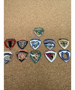 Lot of 11 Peter David NFL Shield Pins 1990s Enamel Team Logos Vintage Fo... - $168.89 CAD