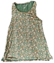 American Eagle Womens Soft &amp; Sexy Green Floral Tank Top Size Small - $3.99