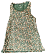 American Eagle Womens Soft &amp; Sexy Green Floral Tank Top Size Small - $3.99