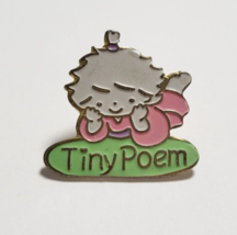 Tiny Poem Pin Badge SANRIO 2002 Super Rare Retro - £26.13 GBP