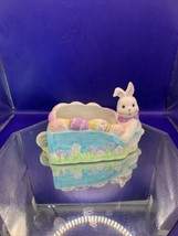 Westwood Wheel Barrel Easter Bunny Candy Dish Or Planter - $15.00