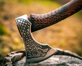 Dragon hatchet - Hiking Viking Axe and buscrafing axe - £232.00 GBP