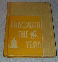 Through the Year Children&#39;s 1937 Vintage School Reader Book - £7.93 GBP