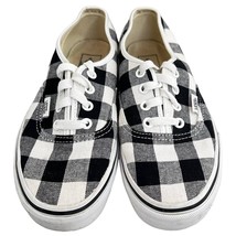 Vans Womens Checkerboard Sneakers Black White 6.5 Skate SK-8 Low Top Old... - £19.53 GBP