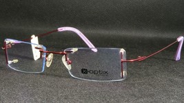 X-OPTIX X-Belgium 1240 C Candy Red /Pink / Hibiscus Unique Eyeglasses 51-18-145 - £46.93 GBP