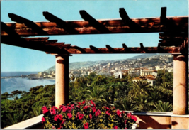 Postcard Italy San Remo Panoramic View from a Pergola City Ocean - £4.60 GBP