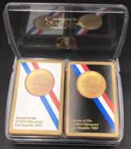 Vintage 1984 Congress Olympic Gold LE Playing Cards Used -- 3 1/2&quot; x 2 1/4&quot; - £4.70 GBP