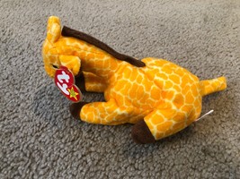 TY Beanie Babies Giraffe - Twigs - PVC Pellets - Retired - Heart Hang Tags - £3.15 GBP