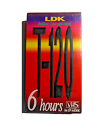LDK T-120 VHS Video Tape Cassette 6 Hours EP Mode Recordable Blank Media... - $12.11 CAD