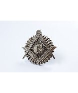 Grillie Masonic Symbol - P - Masonic Symbol Grille Ornament in Antiqued ... - £44.40 GBP