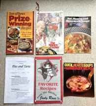 Vintage Paperback Cookbooks Prize Winning Recipes Soups Grilling Lot of 6 - £3.20 GBP