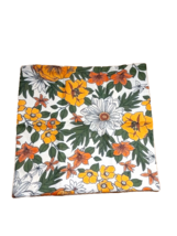 1pc Watercolor Vintage Yellow Floral Decorative Pillowcase Linen Blend Cover - £8.78 GBP