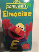 Elmocize:Sesame Street(Vhs)Cyndi Lauper, Elmo,Muppets-TESTED-RARE-SHIPS In 24 Hr - £12.55 GBP