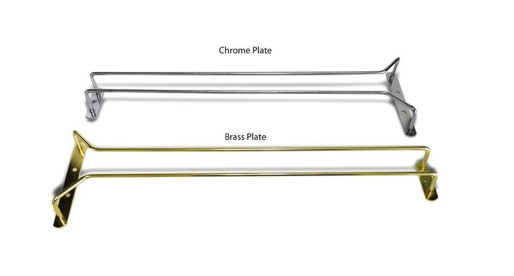1 Pcs, Wire Glass, Hanger, 10&quot;, Rack, Shelf, Chrome Plated, Brass Plated,  - $11.99