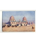 ar0420 - Camel Train &amp; Tombs of Caliphs - Artist - U/K -  Postcard - Tuc... - $4.03 CAD