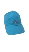 Turquoise Vineyard Vines Adjustable Strapback Cap Dad Hat Whale Embroidered  - £13.41 GBP