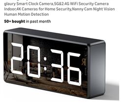 Digital Alarm SmartClock Electronic Desktop Clock with Temperature for B... - $79.08