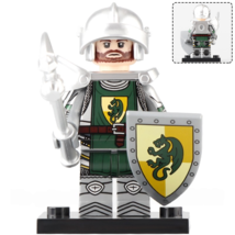 Medieval Castle Green Dragon Knight Minifigures Building Blocks Toys - £2.69 GBP