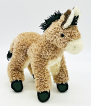 Douglas Donkey Plush Tan Shaggy 8 inch 2009 Stuffed Animal 3791 - $23.36