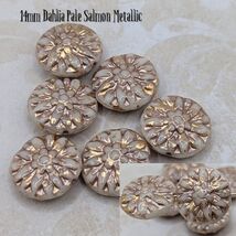 14mm Dahlia Flower Czech Glass Beads (Pansy Collection) – 5 or 10 Beads - $5.03+