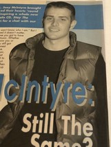 Joey McIntyre Magazine Article Vintage Still The Same 1990s - £5.17 GBP