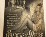 Shadow Of Desire CBS Tv Guide Print Ad Nicolette Sheridan Joe Lando TPA14 - £4.68 GBP