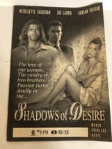Shadow Of Desire CBS Tv Guide Print Ad Nicolette Sheridan Joe Lando TPA14 - £4.67 GBP
