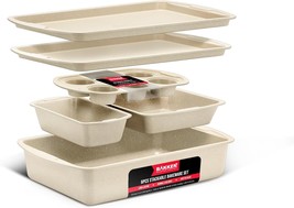 Bakken Swiss - Bakeware Set – 6 Piece – Stackable, Deluxe, Non-Stick Bak... - $58.95