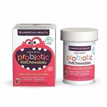American Health Probiotic KidChewables, Natural Strawberry Vanilla Flavor - O... - £18.14 GBP