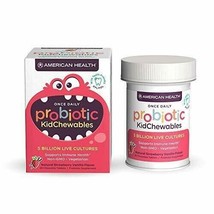 American Health Probiotic KidChewables, Natural Strawberry Vanilla Flavor - O... - $22.96