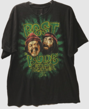 $12 Cheech &amp; Chong Up In Smoke Best Buds Stick Together Black T-Shirt XL - $13.10