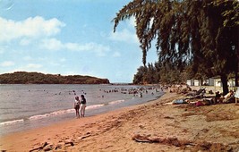 Greetings From Puerto Rico-Beautiful Beaches-Sunshine &amp; Fresco Aria ~ Cartolina - £4.86 GBP