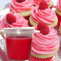 Raspberry Cream Cupcakes Scented Soy Wax Candle Melts Shot Pots, Vegan, Hand Pou - £12.74 GBP+