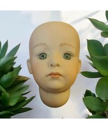 Vtg Vernon Seeley 1976 Ceramic Bisque Doll Green Eyes Open Head Painted ... - $14.84