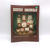 Vintage Cross Stitch Patterns, Country Cornbread Collection, Sue Hillis Designs - $12.60