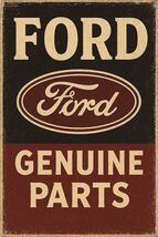Ford USA Service  Genuine Parts Metal Sign 8x12in  Garage Car Mustang Cx - $24.74