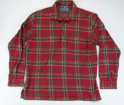 Vintage Polo Sport Ralph Lauren Chemise Taille L Rouge Plaid Flanelle Bo... - £21.16 GBP