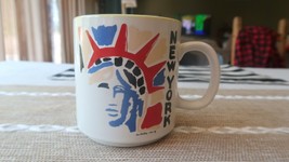 Vintage New York Statue Of Liberty Coffee Mug Kelley 1985 - £21.72 GBP