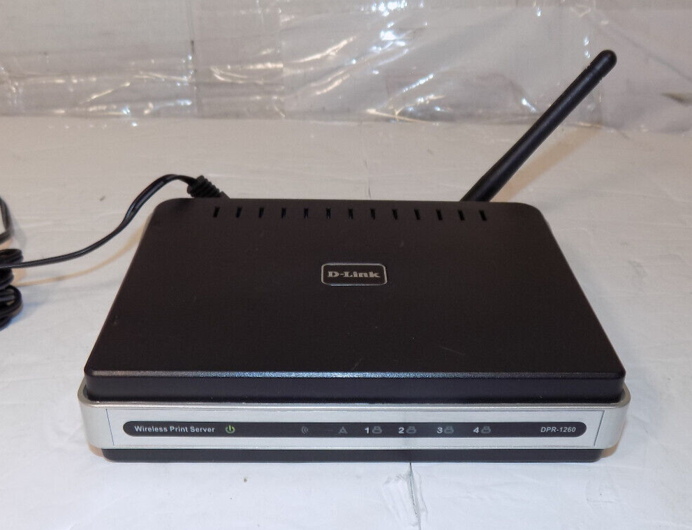 D-Link Wireless Print Server Model DPR-1260 USB - £15.06 GBP