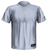 Easton Youth Skinz 2 Button Placket Jersey, Gray, X-Large - $7.60