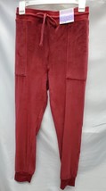 Women's Size XL Star Above  Jogger Pants Red Perfectly Cozy Velour Feel image 2