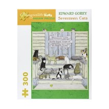 Edward Gorey - Seventeen Cats: 300 Piece Puzzle Gorey, Edward - $19.00