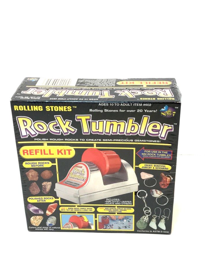 Primary image for Rolling Stones Rock Tumbler Refill Kit No. 602 New/Sealed Box