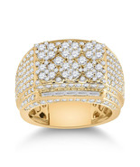 14kt Yellow Gold Mens Round Diamond Fashion Ring 3-3/4 Cttw - £3,350.87 GBP