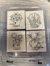 STAMPIN UP RUBBER STAMP SET. A FLOWER FOR ALL SEASONS - $5.51