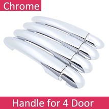 for  Grand Modus 2004~2012 Chrome Door Handle Cover Car Accessories Stickers Tri - £75.98 GBP