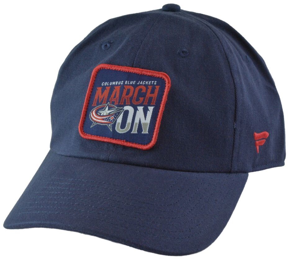 Columbus Blue Jackets NHL Hometown Adjustable Patched Logo Dad Hat by Fanatics