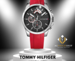 Tommy Hilfiger Men’s Quartz Silicone Strap Black Dial 46mm Watch 1791351 - £95.82 GBP